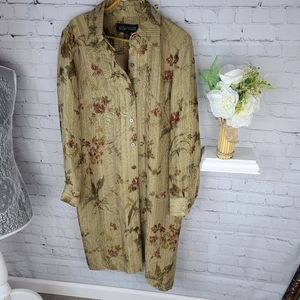 Vintage Linda Allard Ellen Tracy Button Down